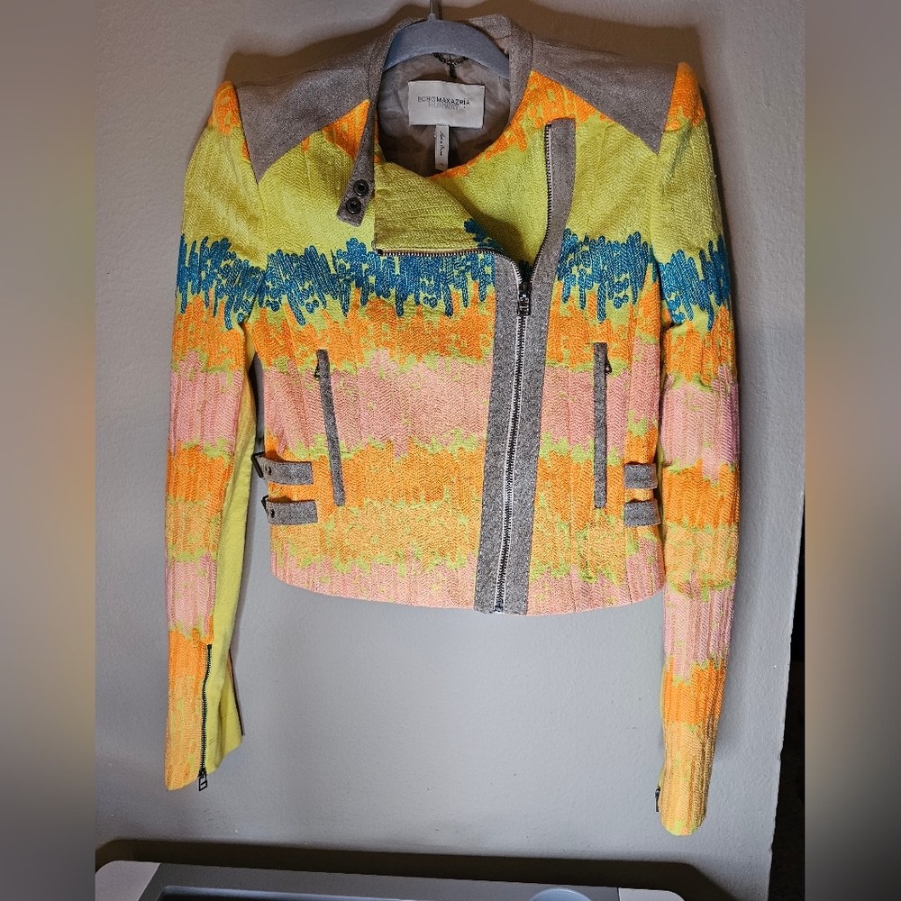 BCBGMaxazria Limited Edition Runway Moto Jacket size XS